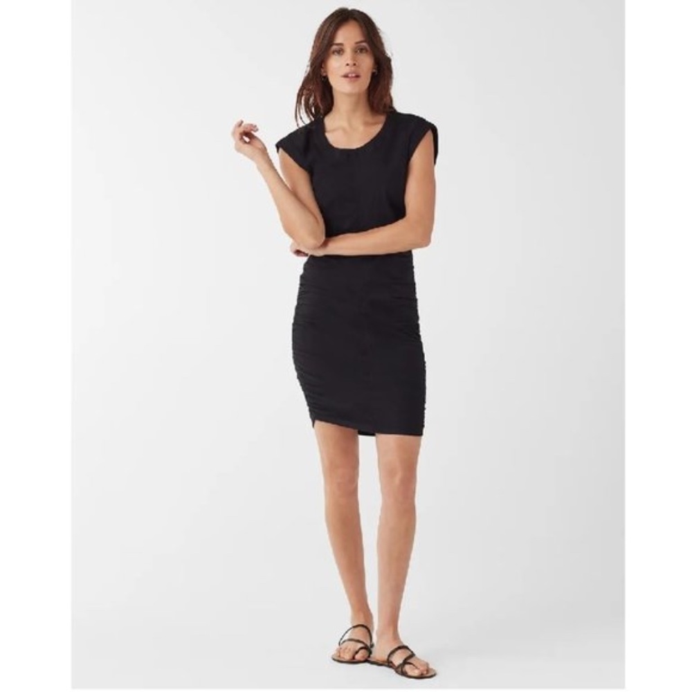Splendid Ruched Jersey Minidress - Picture 3 of 9